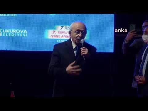 CHP Genel Başkanı Kemal Kılıçdaroğlu, Çukurova Belediyesi Toplu Açılış Töreni’nde Konuşuyor