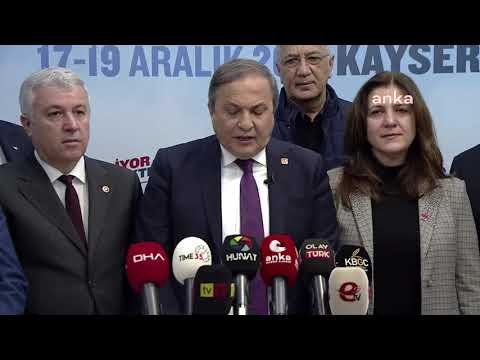 CHP’li Seyit Torun, Kayseri’de CHP Belediye Başkanları Çalıştayı Öncesinde Açıklama Yapıyor
